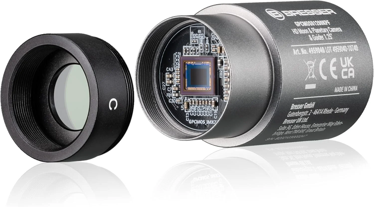 Камера для зйомки глибокого космосу BRESSER Full HD - Green 4959050 Sony IMX225 Сіра, фото №1