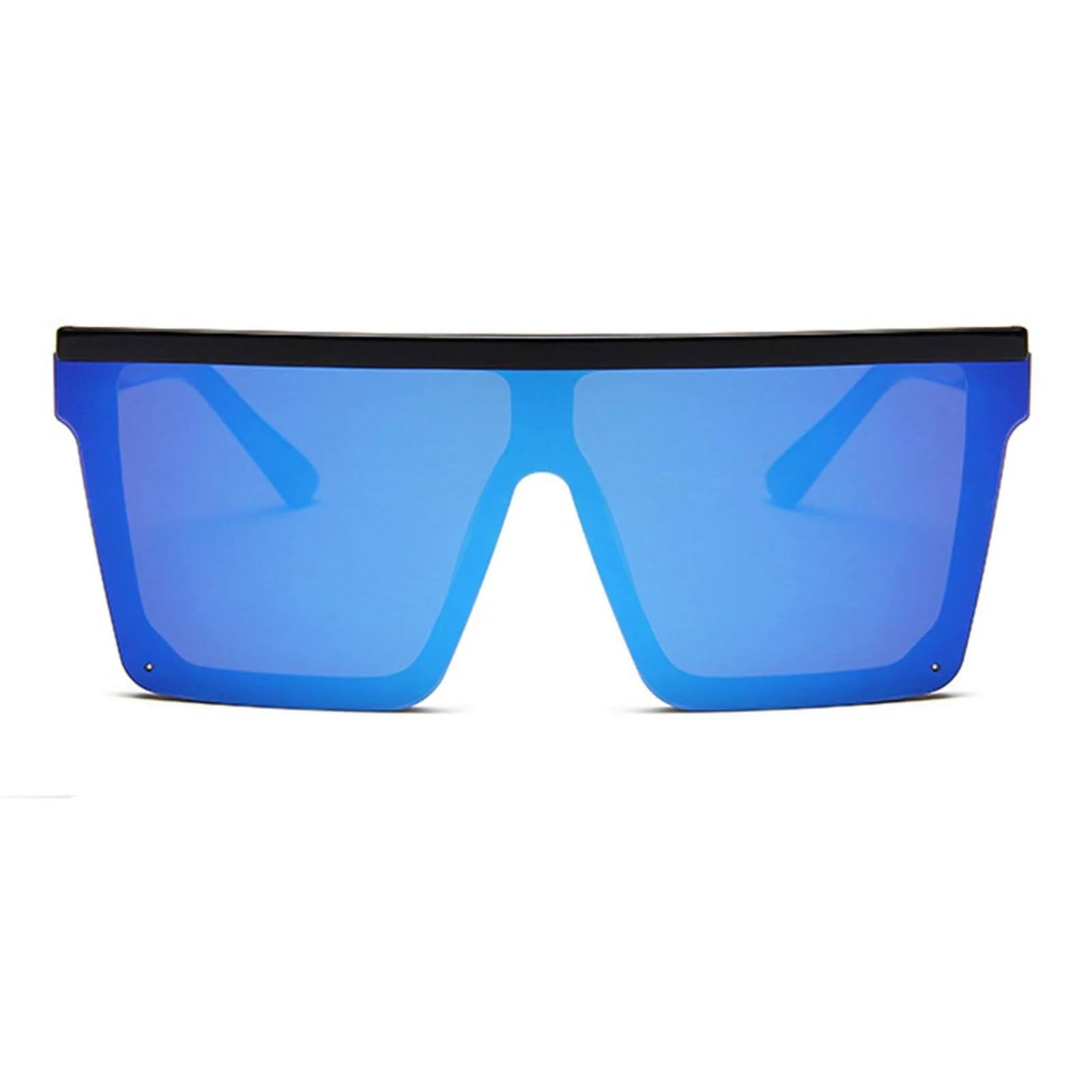 Сонцезахисні окуляри YAMEIZE Вінтажні Прямокутні Oversized Flat Top для Жінок Чоловіків Велика Оправа UV400 Захист, фото №2