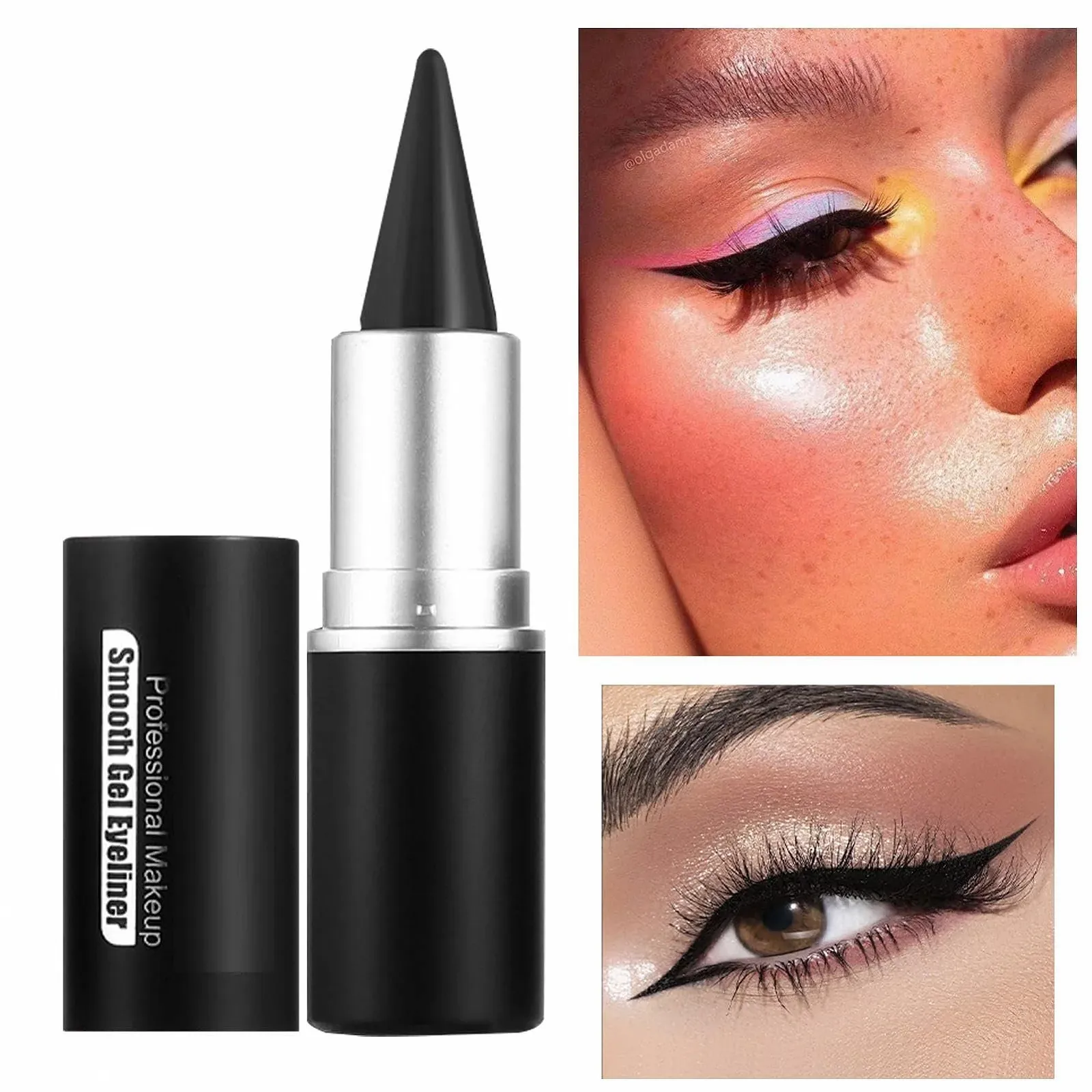 Карандаш Gel Eyeliner Stift, Быстросохнущий, Водостойкий для повседневного и вечернего макияжа, фото №7