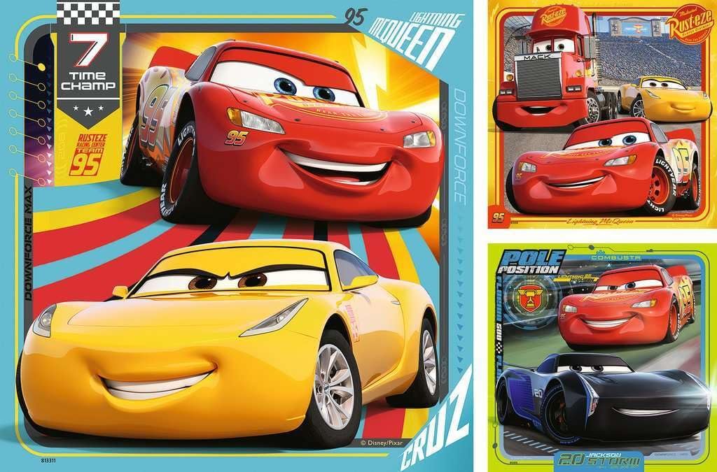 Пазл Ravensburger Disney Pixar Cars 3 3x49 деталей, фото №2 Пазл Ravensburger Disney Pixar Cars 3 3x49 деталей, фото №2