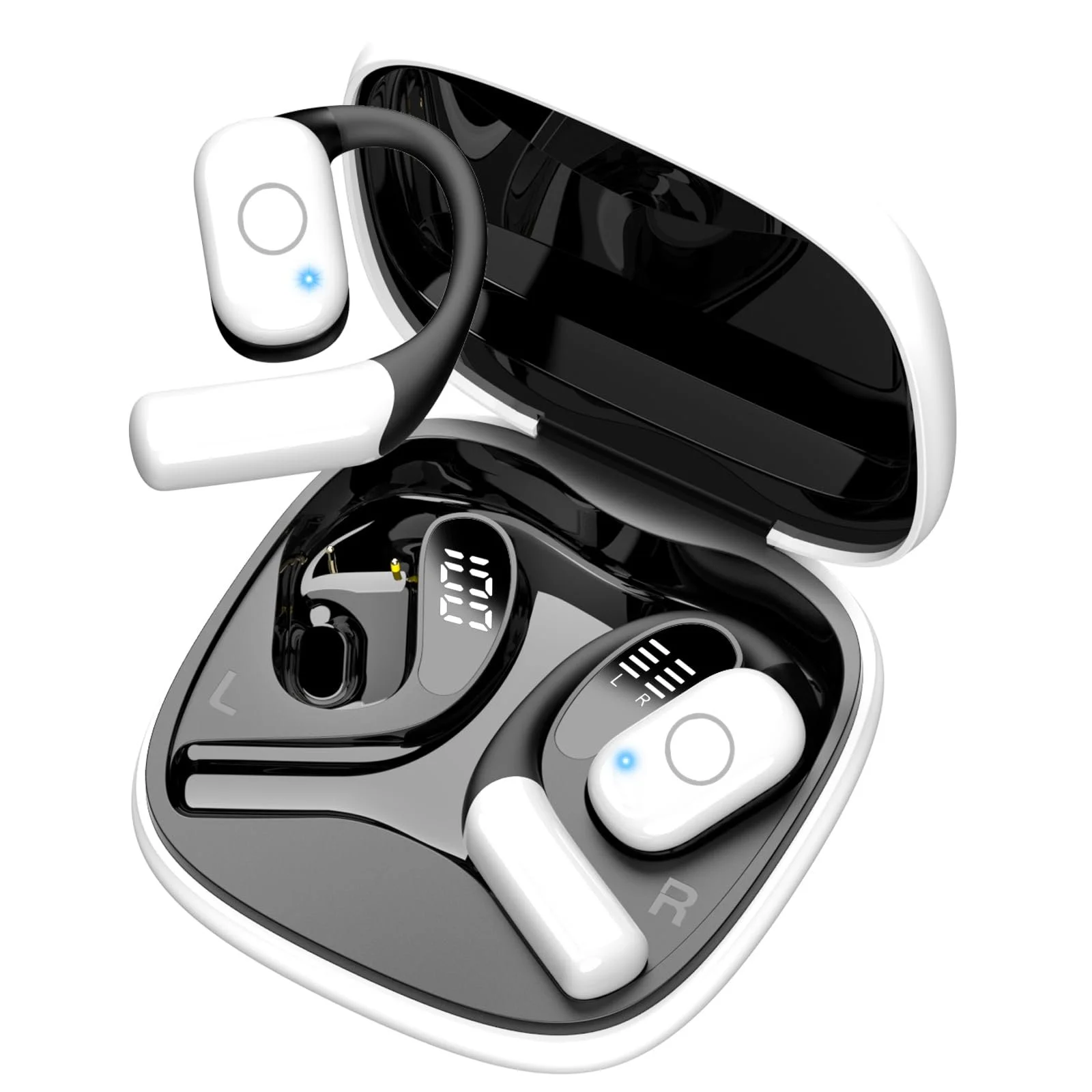 Навушники-перекладачі Bluetooth 5.4 3-в-1 AI з 164 мовами та 4 режимами, мікрофоном ENC, світлодіодним дисплеєм і часом роботи 50 годин, фото №1 Навушники-перекладачі Bluetooth 5.4 3-в-1 AI з 164 мовами та 4 режимами, мікрофоном ENC, світлодіодним дисплеєм і часом роботи 50 годин, фото №1