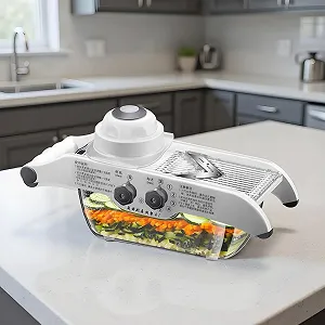 Овощерезка, 5 уровней с контейнером для кухни, дома, улицы synthetic.ua - Фото 1