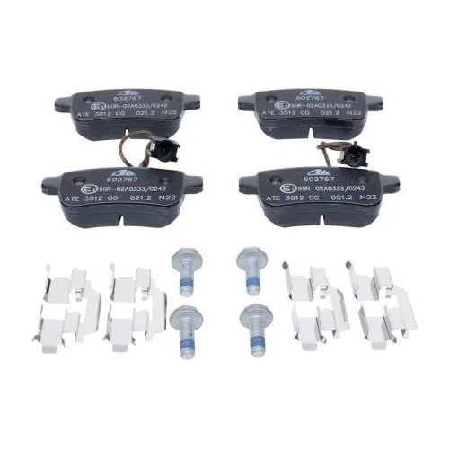 Комплект гальмівних колодок ATE 13.0460-2767.2 для FIAT, задня вісь, фото №2