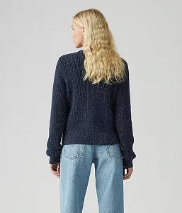 Женский пуловер Levi's Snowflake Pullover в оттенке Blue Blazer Confetti - XS synthetic.ua - Фото 1