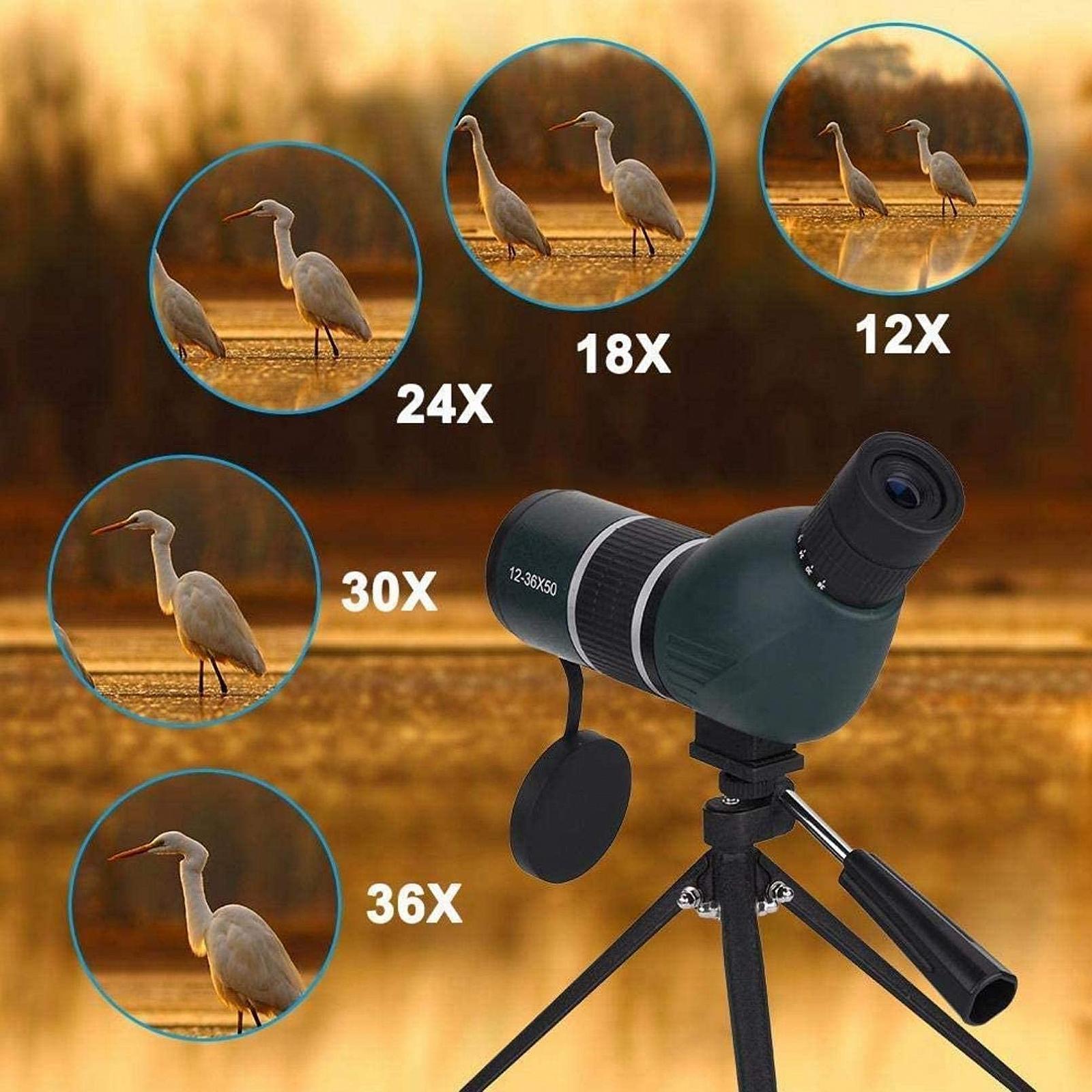 Труба Outdoor Accessories 12-36X монокуляр з штативом, фото №2