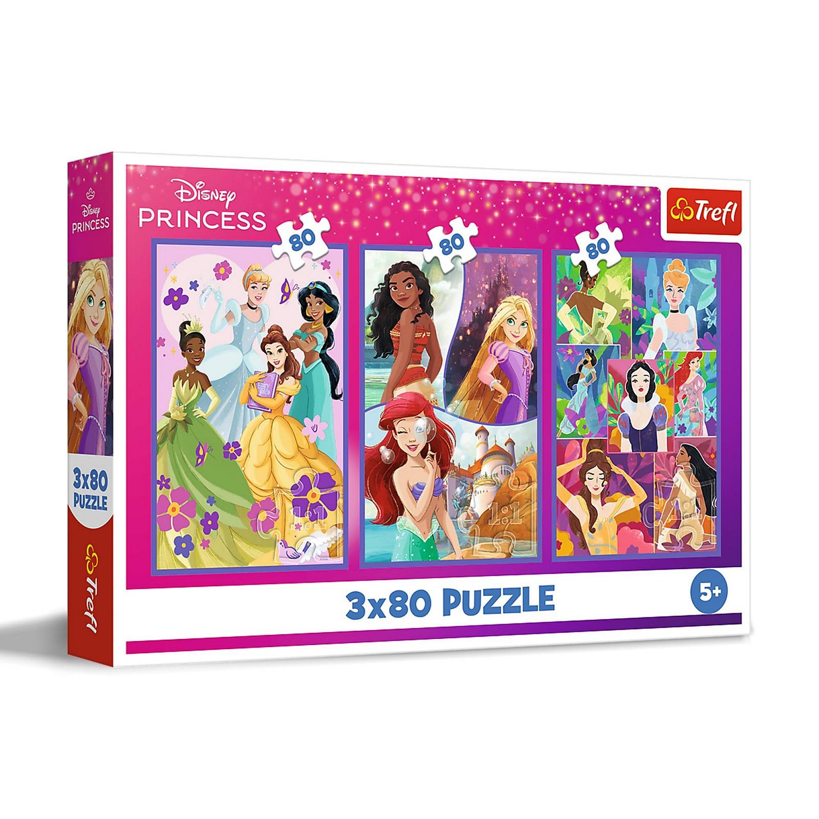 Пазл Trefl Disney Princess Princess Friends 3 в 1 3 х 80 элементов, фото №1