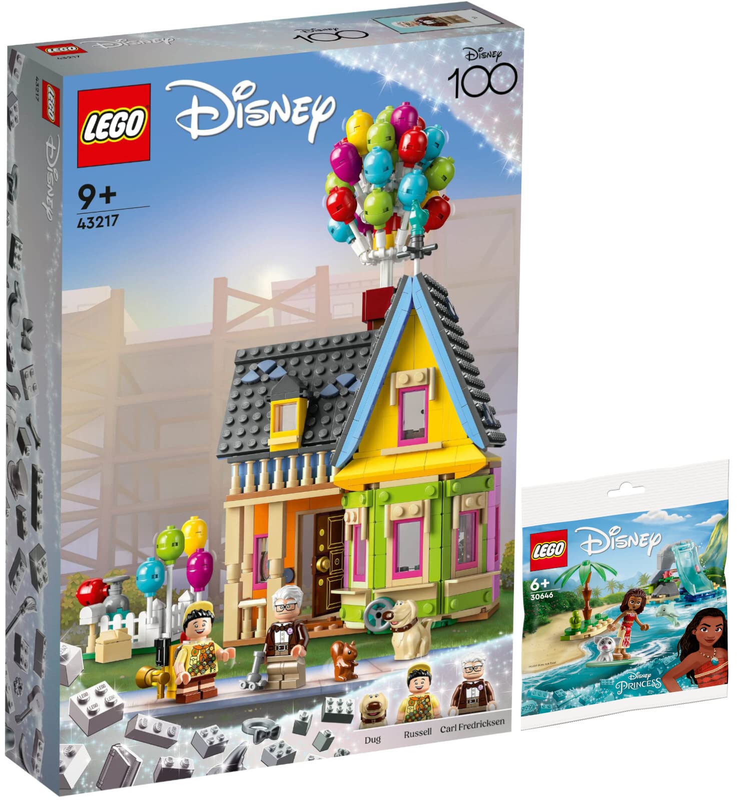 Конструктор Lego Disney 43217 Будинок Карла з Висоти & 30646 Набір Бухти Дельфінів Ваяни з 2 одиниць, фото №1