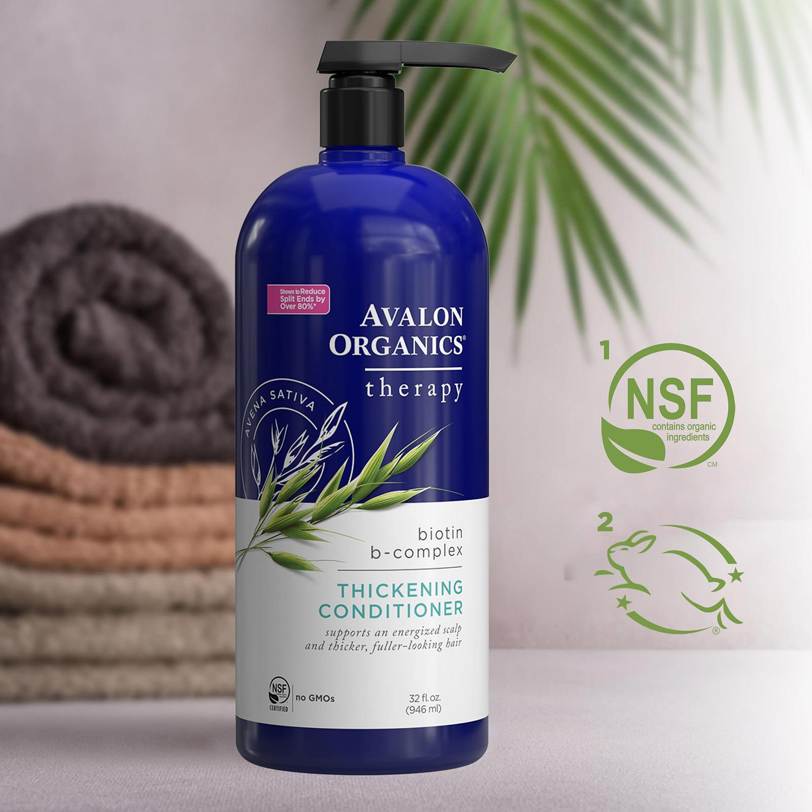 Кондиционер Avalon Organics Biotin B-Complex Thickening 32 унции, фото №6