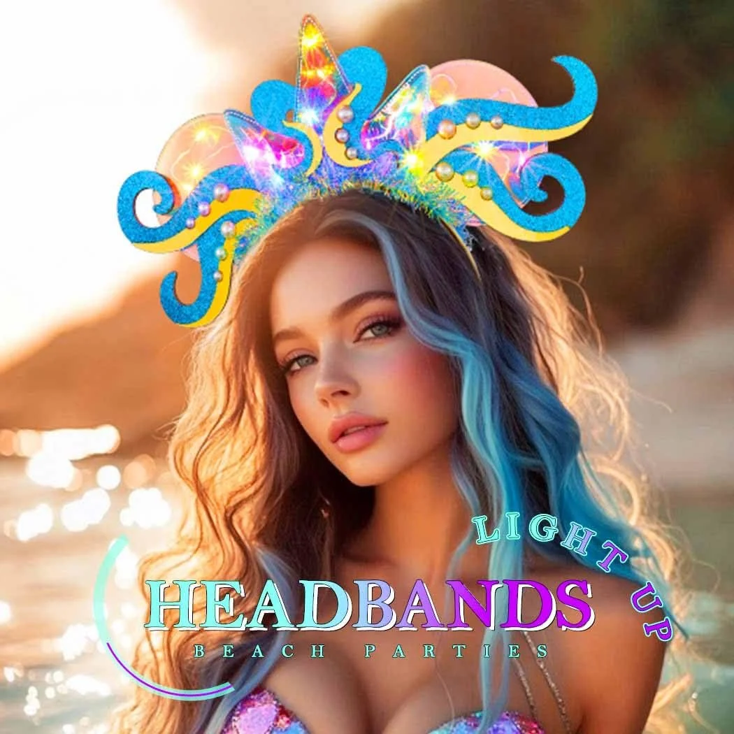 Обруч для волос Luminous Octopus, Блестящий, фото №5 Обруч для волос Luminous Octopus, Блестящий, фото №5