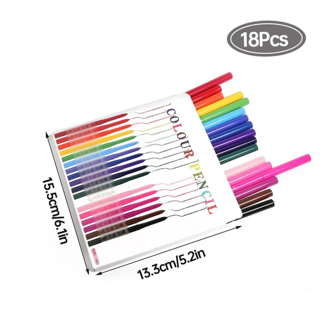 Олівець для очей 18 кольорів, фото №3 Олівець для очей 18 кольорів, фото №3