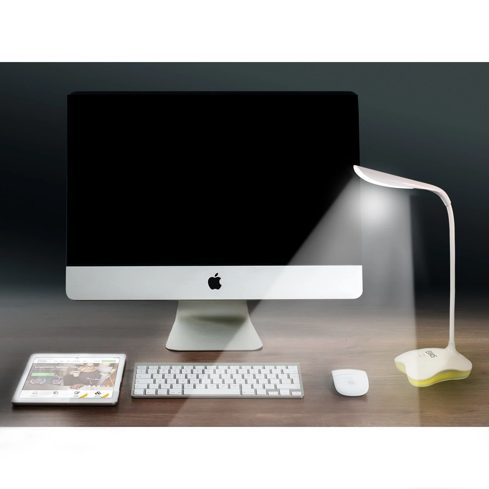 Настільна лампа Eaxus LED USB 4 x AAA Набір 2 шт. Біла, фото №6