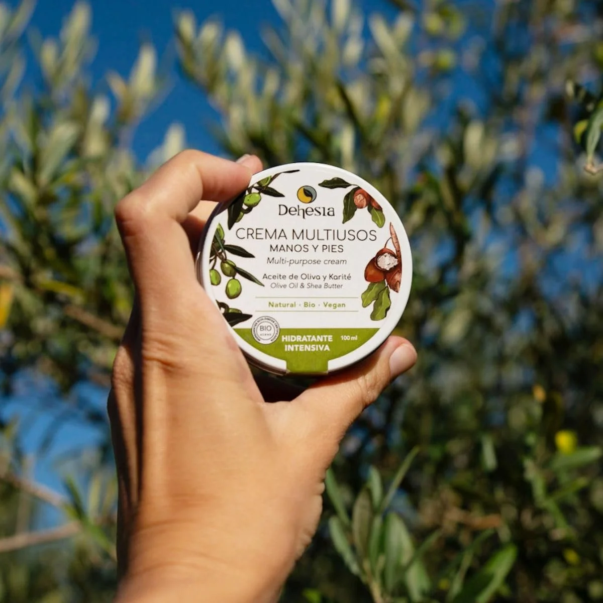 Крем для рук та ніг Organic з оливковою олією та маслом ши, зволожуючий, живильний та відновлюючий, 100 мл, фото №3