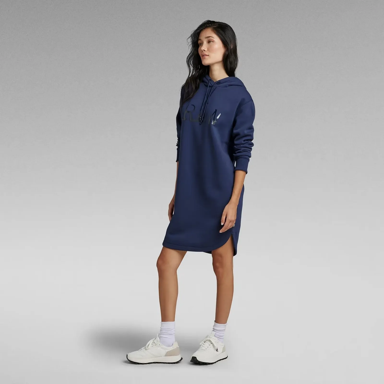 Женское платье G-Star RAW Raw Graphic Hooded Sweater Dress - S, фото №2 Женское платье G-Star RAW Raw Graphic Hooded Sweater Dress - S, фото №2