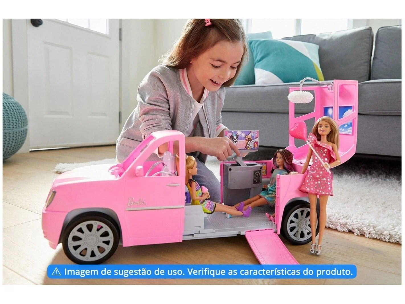 Іграшка Barbie Limo and 4 Dolls, фото №3