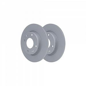 Гальмівний диск ATE 24.0110-0187.1 для CITROËN PEUGEOT, задня вісь, передня вісь synthetic.ua - Фото 1