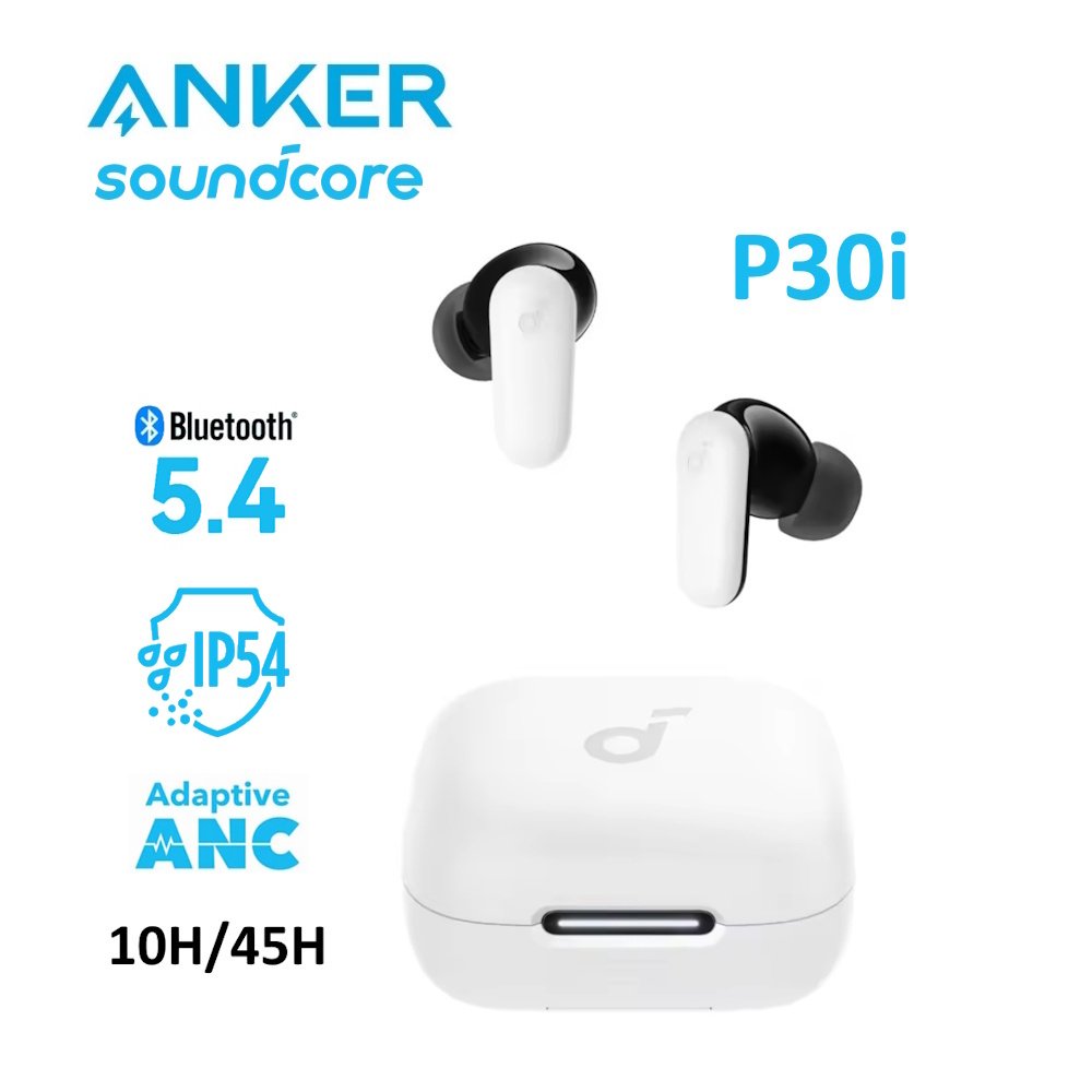 Навушники Anker Soundcore P30i ANC White, фото №1