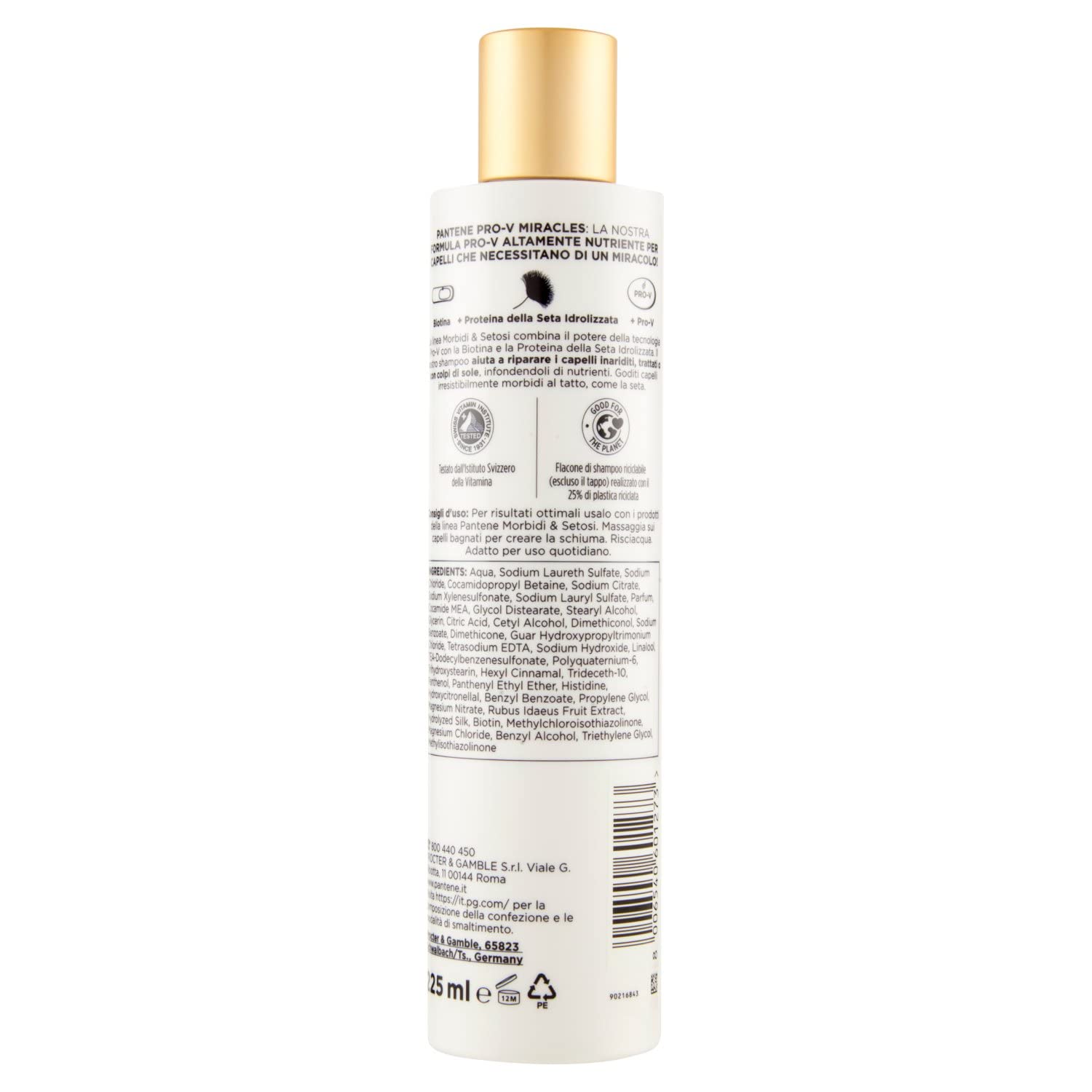 Шампунь Pantene Pro-V Miracles Soft and Silky Nourishing 225мл, фото №3