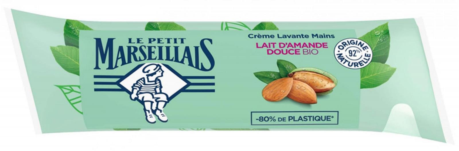 Запасной блок крем-геля для душа Le Petit Marseillais Almond Milk 250 мл эко-упаковка, фото №1