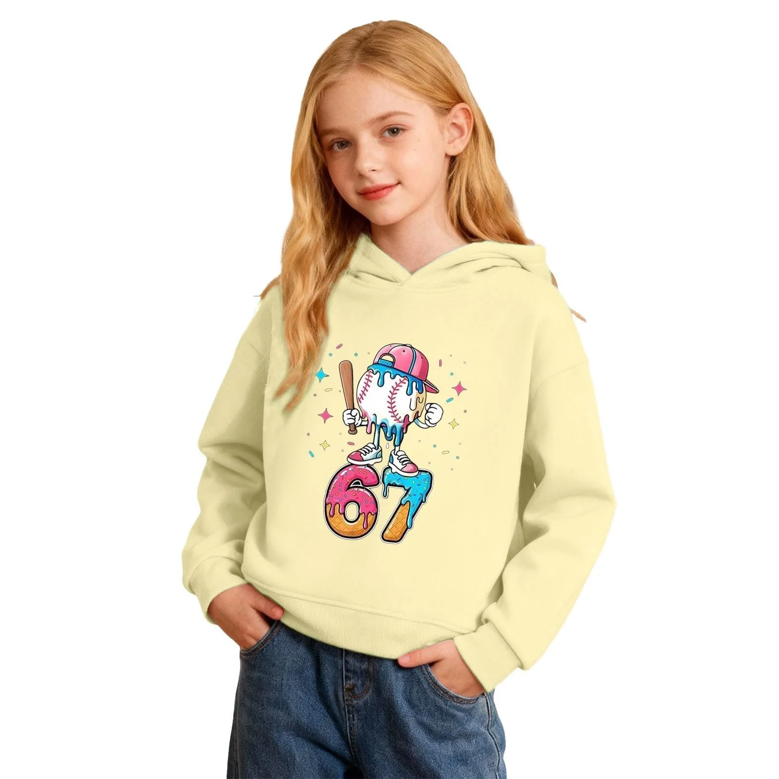 Худі Six Seven Дитячий M Вінтажний, фото №1