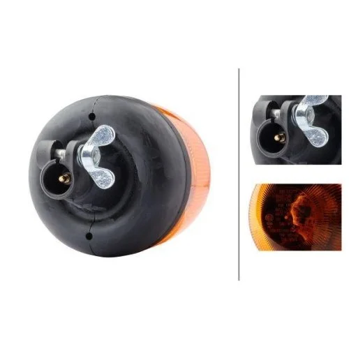 Проблисковий маячок HELLA 2RL 010 979-011 Rota LED для AEBI DAF FRUEHAUF IVECO, фото №2