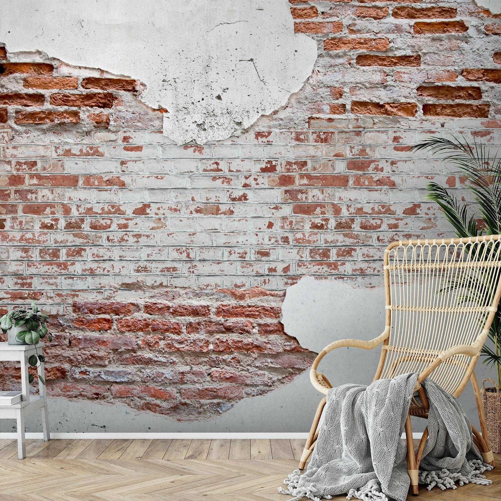 Фотообои Runa Art Stone Wall 9083011a 352 x 250 см XXL White Brown, фото №8 Фотообои Runa Art Stone Wall 9083011a 352 x 250 см XXL White Brown, фото №8