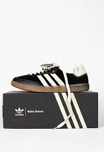 Кроссовки Adidas Samba Pony x Wales Bonner Black 37 - Фото 1