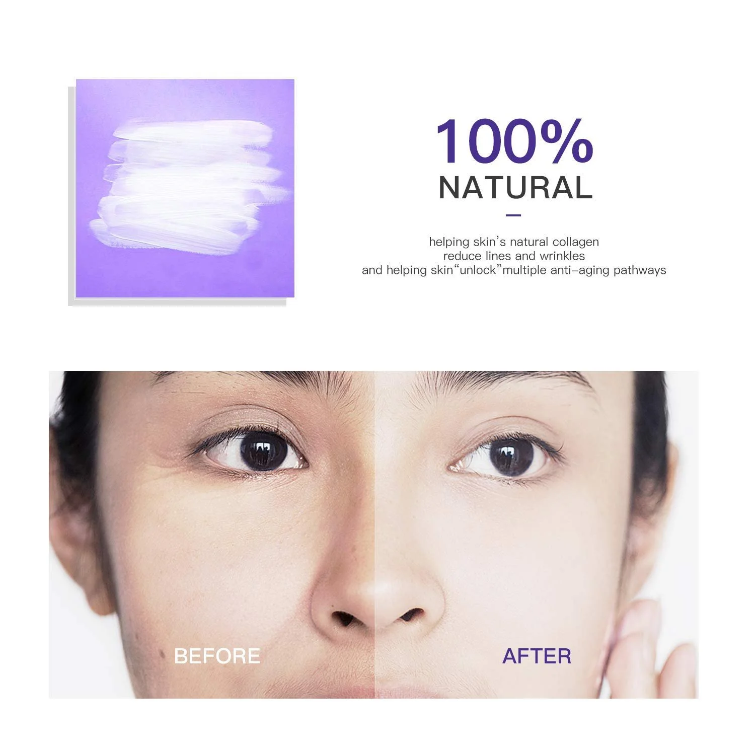 Крем для обличчя та шкіри навколо очей Retinol Anti-Wrinkle Essence денний та нічний з гіалуроновою кислотою та вітаміном Е, фото №5