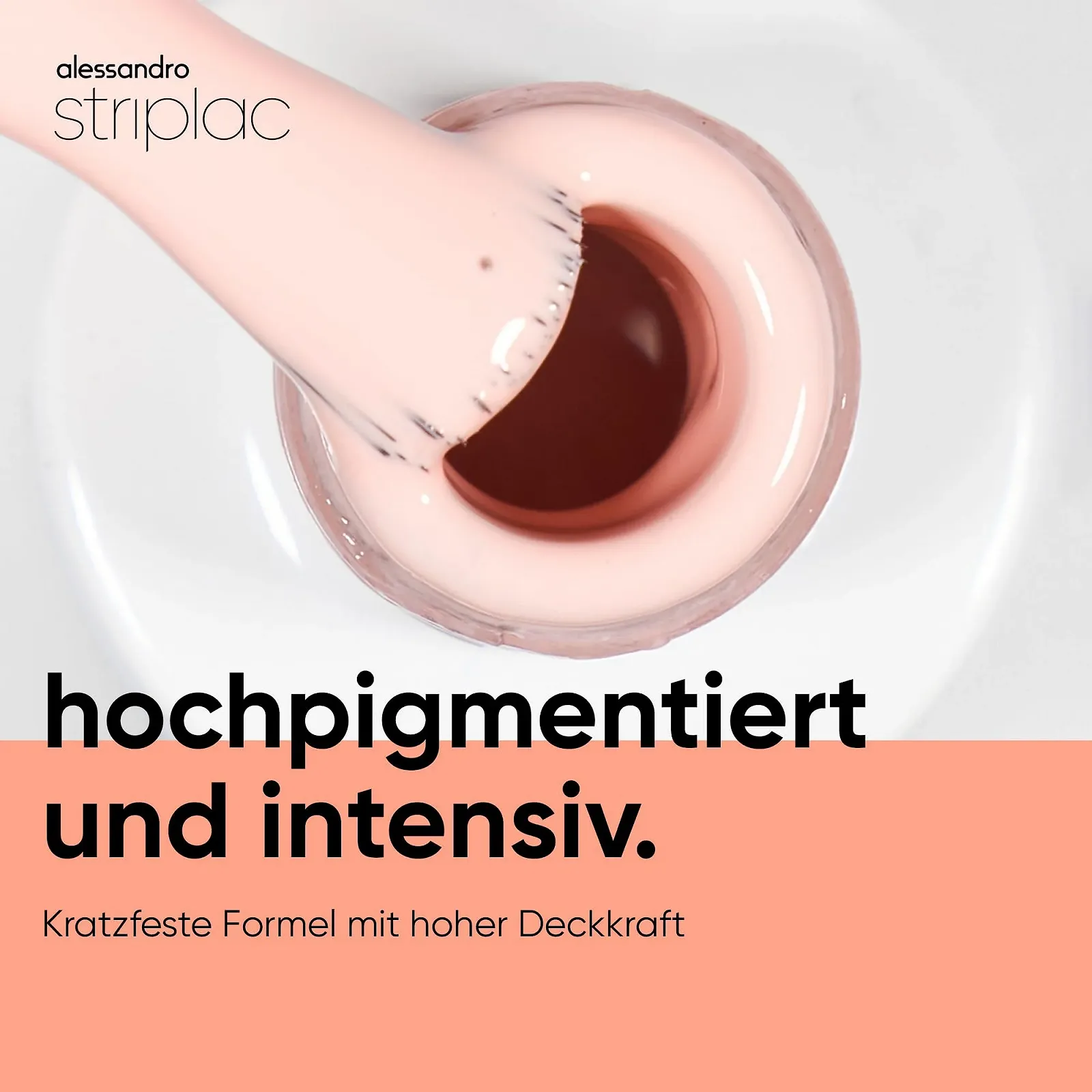 Гель-лак alessandro Striplac Ice Cream Оранжевый пастельный, 6.5 мл, фото №3