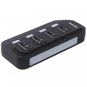 Концентратор Maxxter 4 x USB 2.0 Type-A 1m cable 5V1A adapter (HU2A-4P-AC-02) synthetic.ua - Фото 1