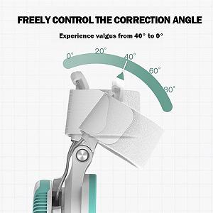 Корректор большого пальца стопы, выпрямитель, шкала точной регулировки synthetic.ua - Фото 1