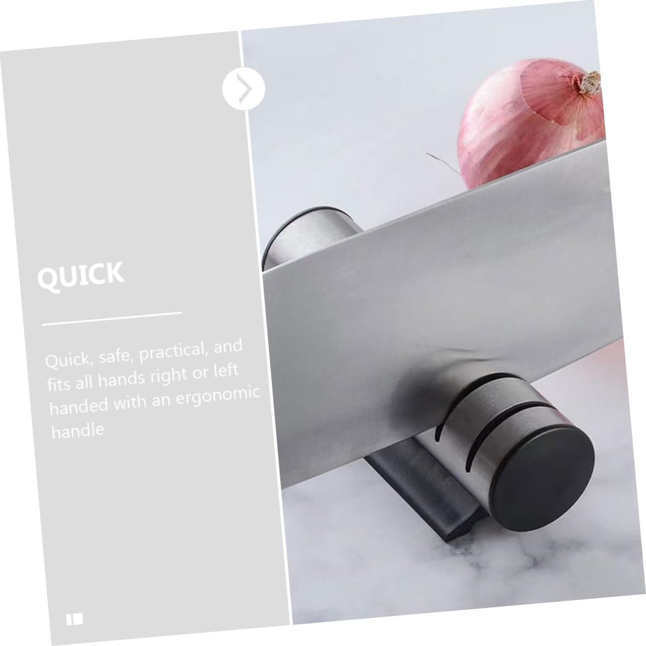 Точилка для ножей Ipetboom портативная ручная для кухни и ножниц износостойкая, фото №7