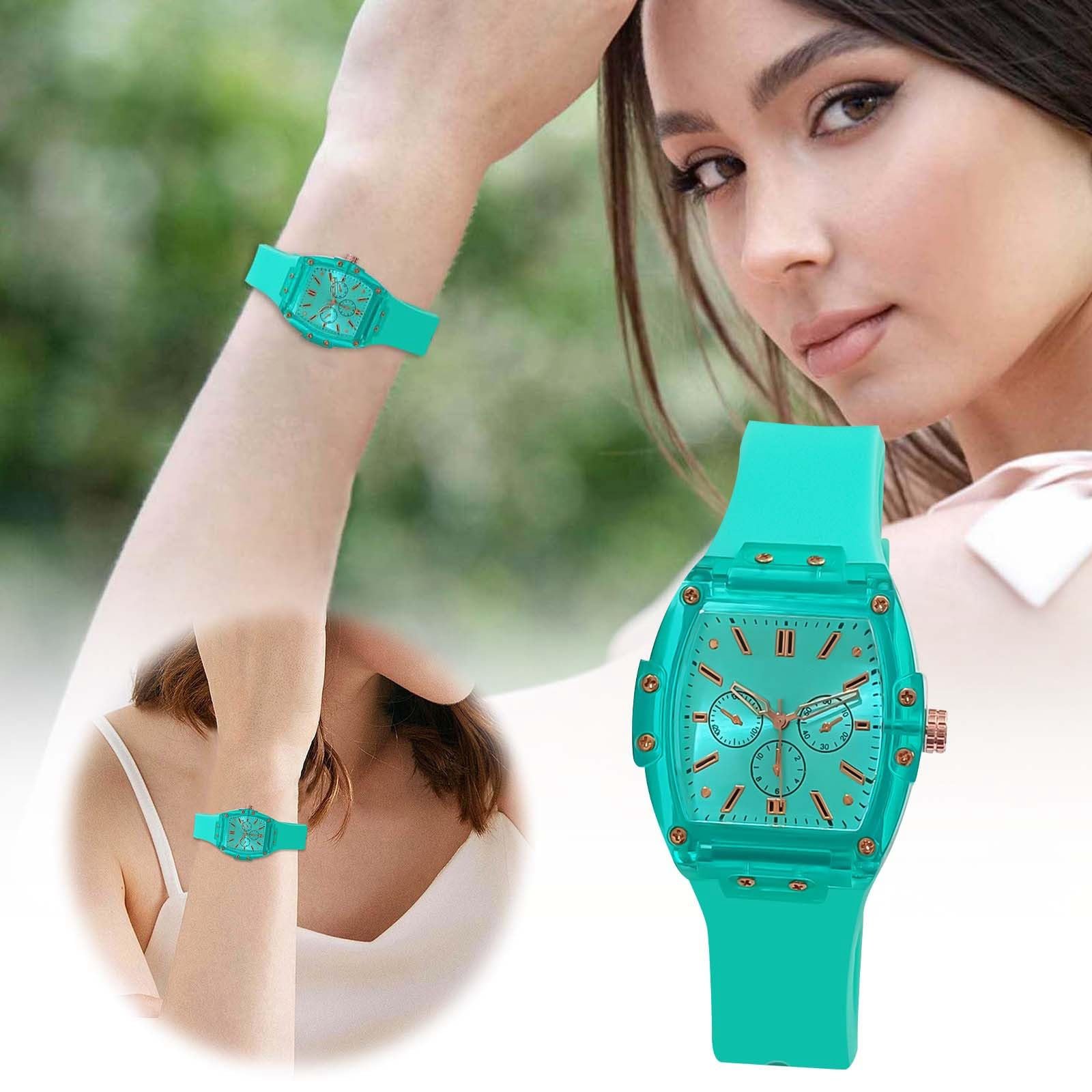 Женские Ретро Часы Модные Женские Часы Красивые и Компактные Женские Часы Повседневные и Простые Элегантные Женские Часы (E, One Size), фото №3