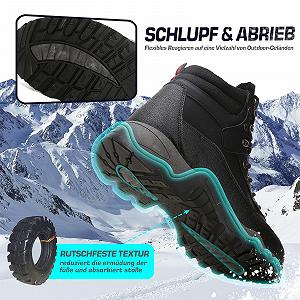 Трекинговые ботинки Bergschuhe зимние, теплые зимние ботинки, зимние сапоги удобные водонепроницаемые ботинки для походов снеговые ботинки для активного отдыха, мужские ботинки для трейлраннинга synthetic.ua - Фото 1