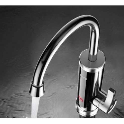 Бойлер кран з екраном хром пластику Delimano нижче підключення RX 011, фото №2 Бойлер кран з екраном хром пластику Delimano нижче підключення RX 011, фото №2