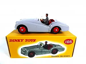 Іграшка Atlas Dinky Toys Triumph TR2 Grey 105 - Фото 1