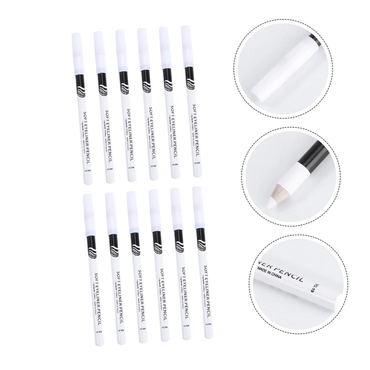 Олівець для очей Mikinona, білий, фото №7 Олівець для очей Mikinona, білий, фото №7