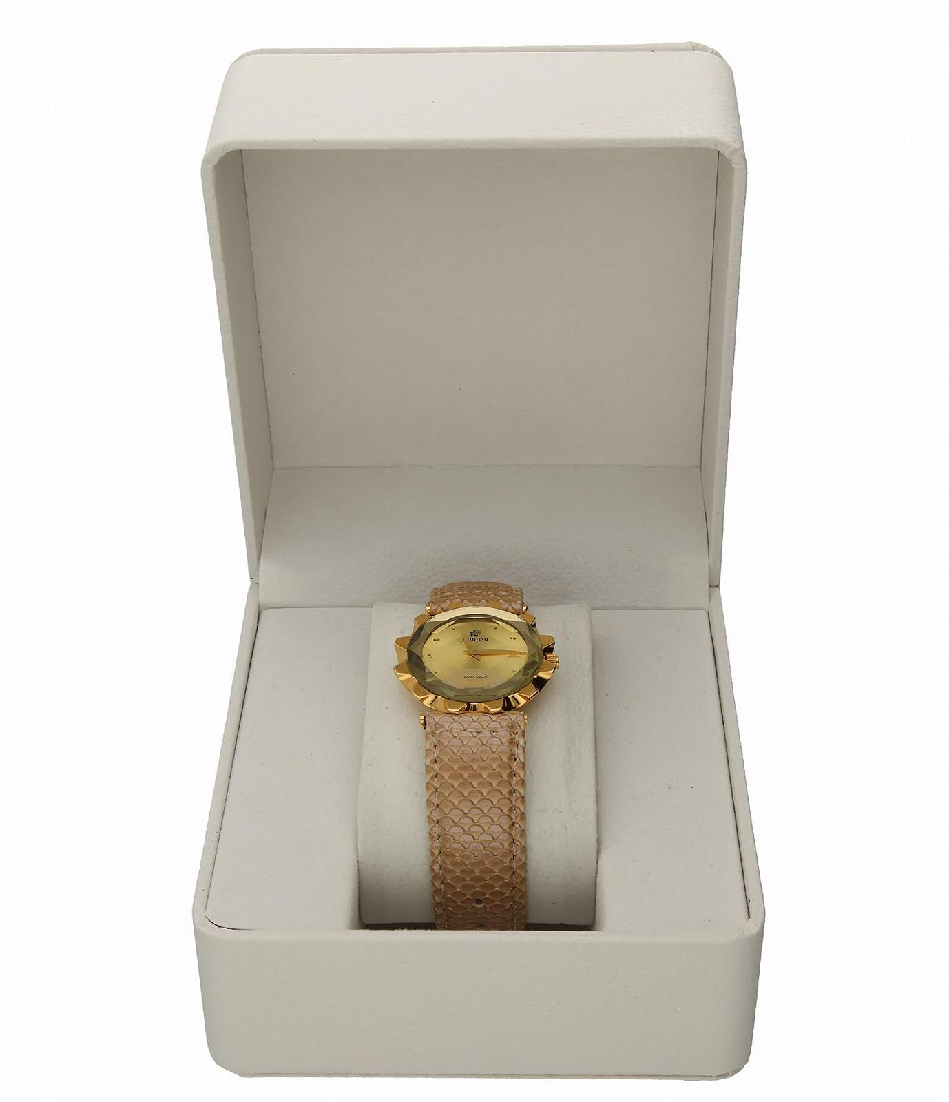 Женские Часы JOWISSA Flora Кожаный Ремешок Коричневый I.0133.M, фото №2