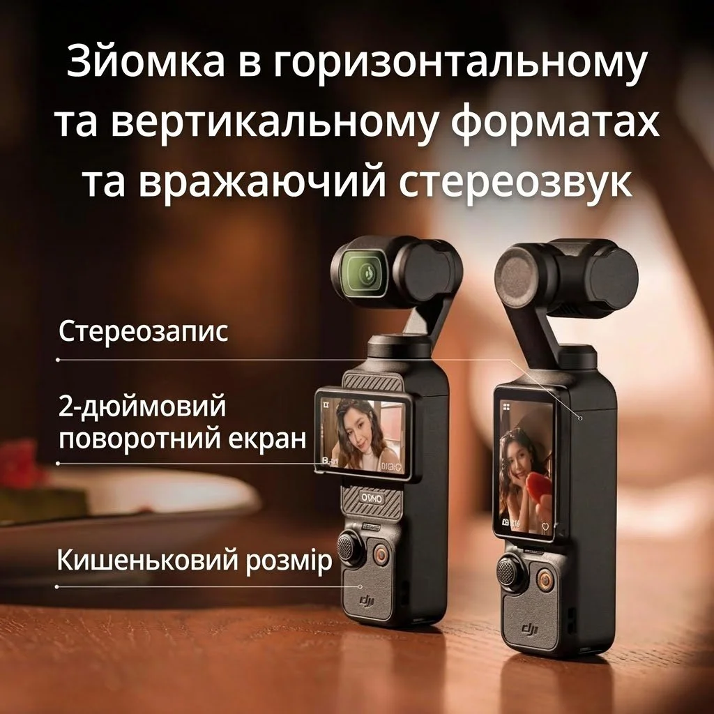 Экшн-камера DJI Osmo Pocket 3 Creator Combo / 180° / 4К  / 60fps / Wi-Fi / Bluetooth / Черная, фото №8