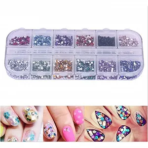 Набор страз для ногтей 3000 штук, 12 цветов synthetic.ua - Фото 1
