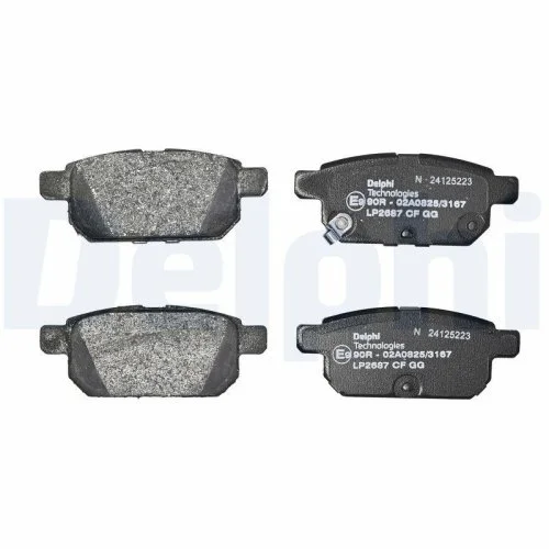 Комплект тормозных колодок DELPHI LP2687 задний мост для SUZUKI, фото №2