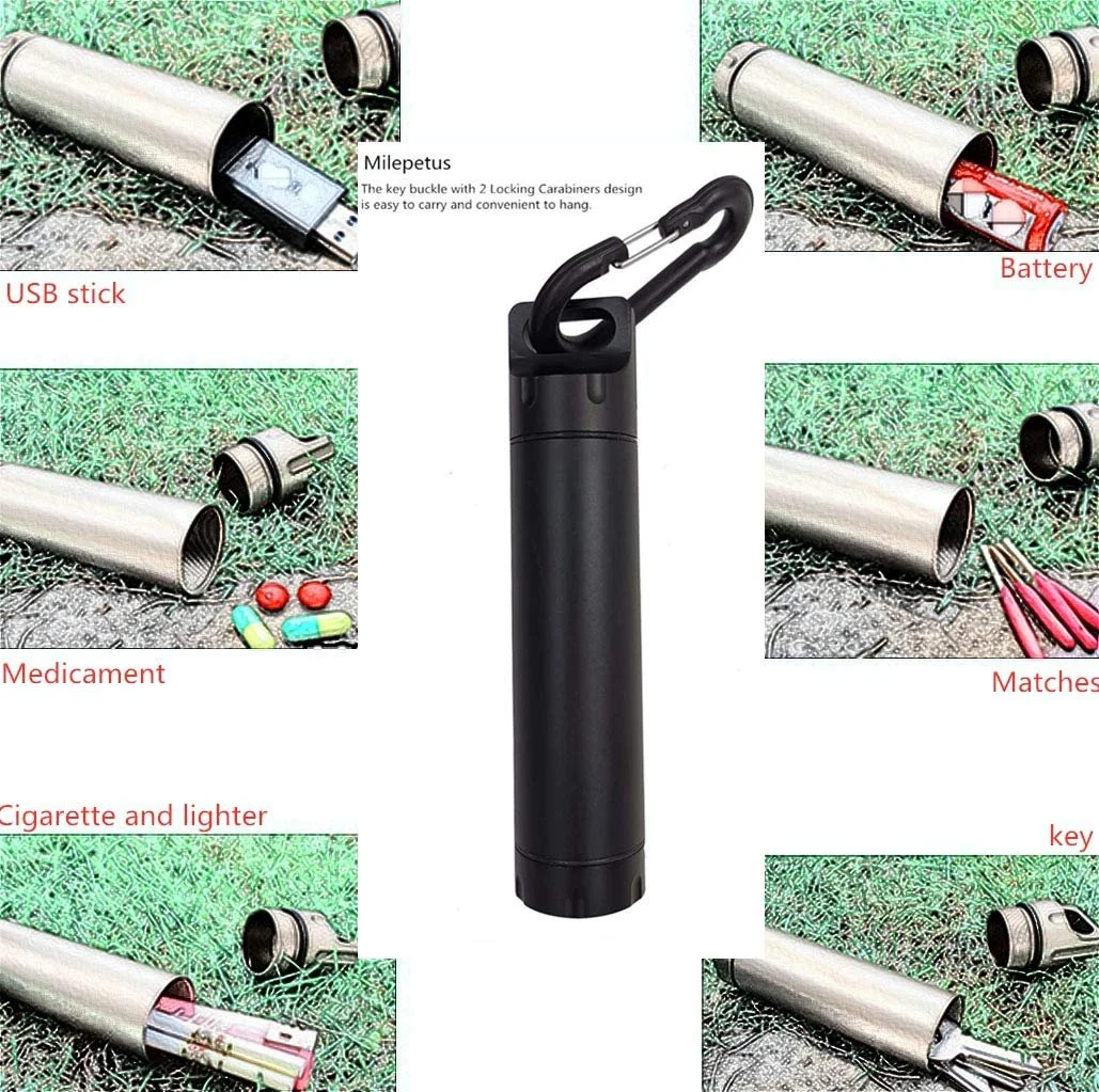 EDC Водонепроникна капсула-контейнер для зберігання таблеток, герметична, фото №2