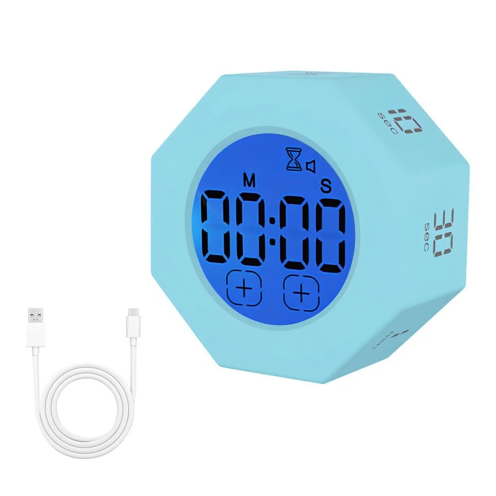 Кубический таймер Pomodoro Digital Visual Cube Timer Сенсорный LCD, фото №1 Кубический таймер Pomodoro Digital Visual Cube Timer Сенсорный LCD, фото №1