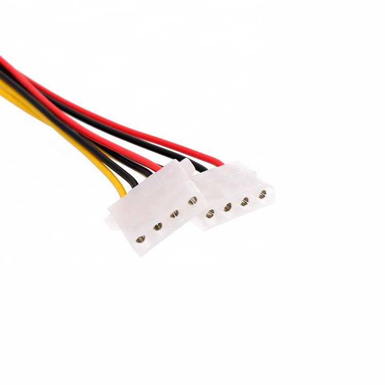 Кабель живлення внутрішній Lucom MoleX 1x2 M/F Splitter 0.20m 4pin Y-form(62.09.8095), фото №3
