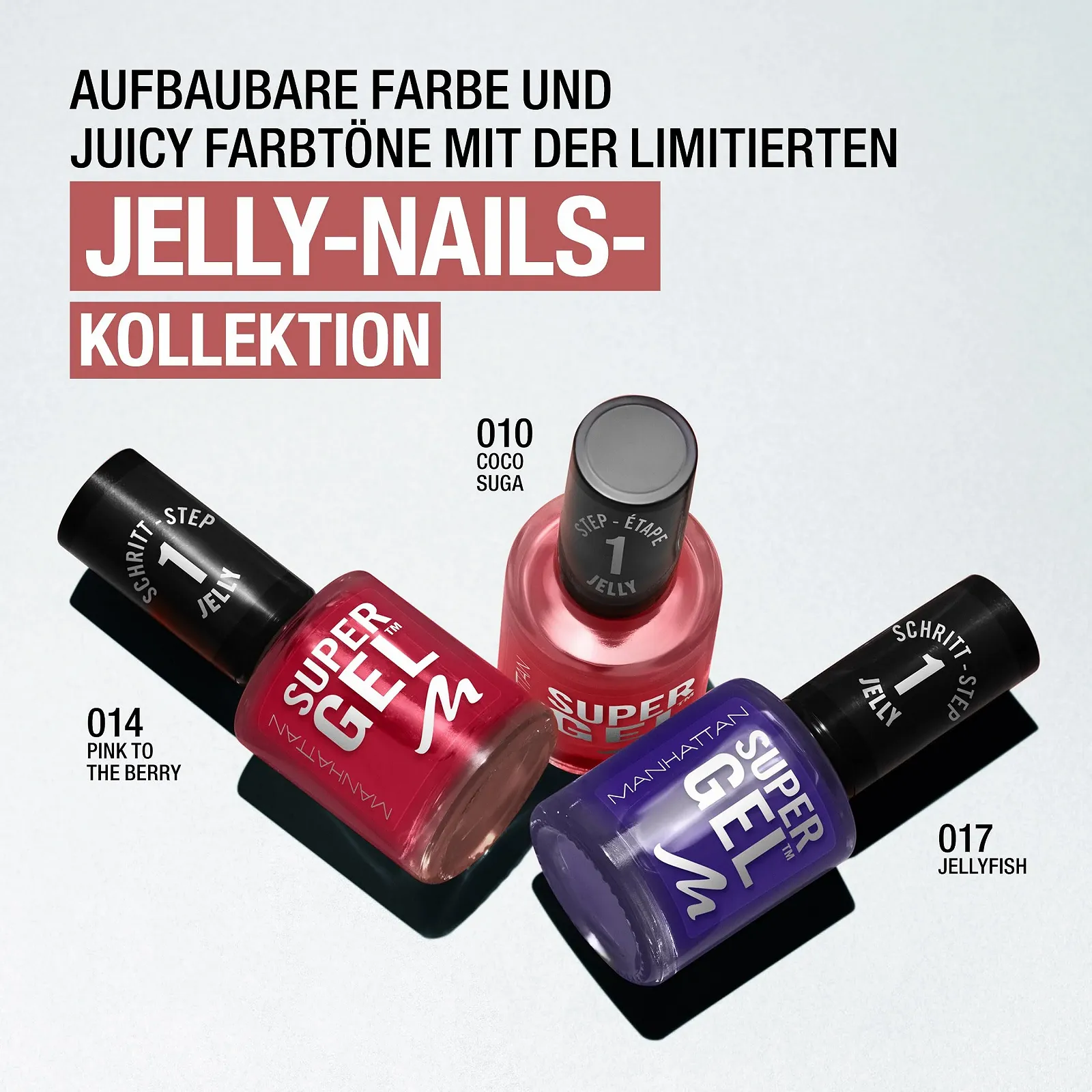 Гель-лак MANHATTAN Super Gel Jelly Gloss 017 Jellyfish, 12 мл, фото №5 Гель-лак MANHATTAN Super Gel Jelly Gloss 017 Jellyfish, 12 мл, фото №5