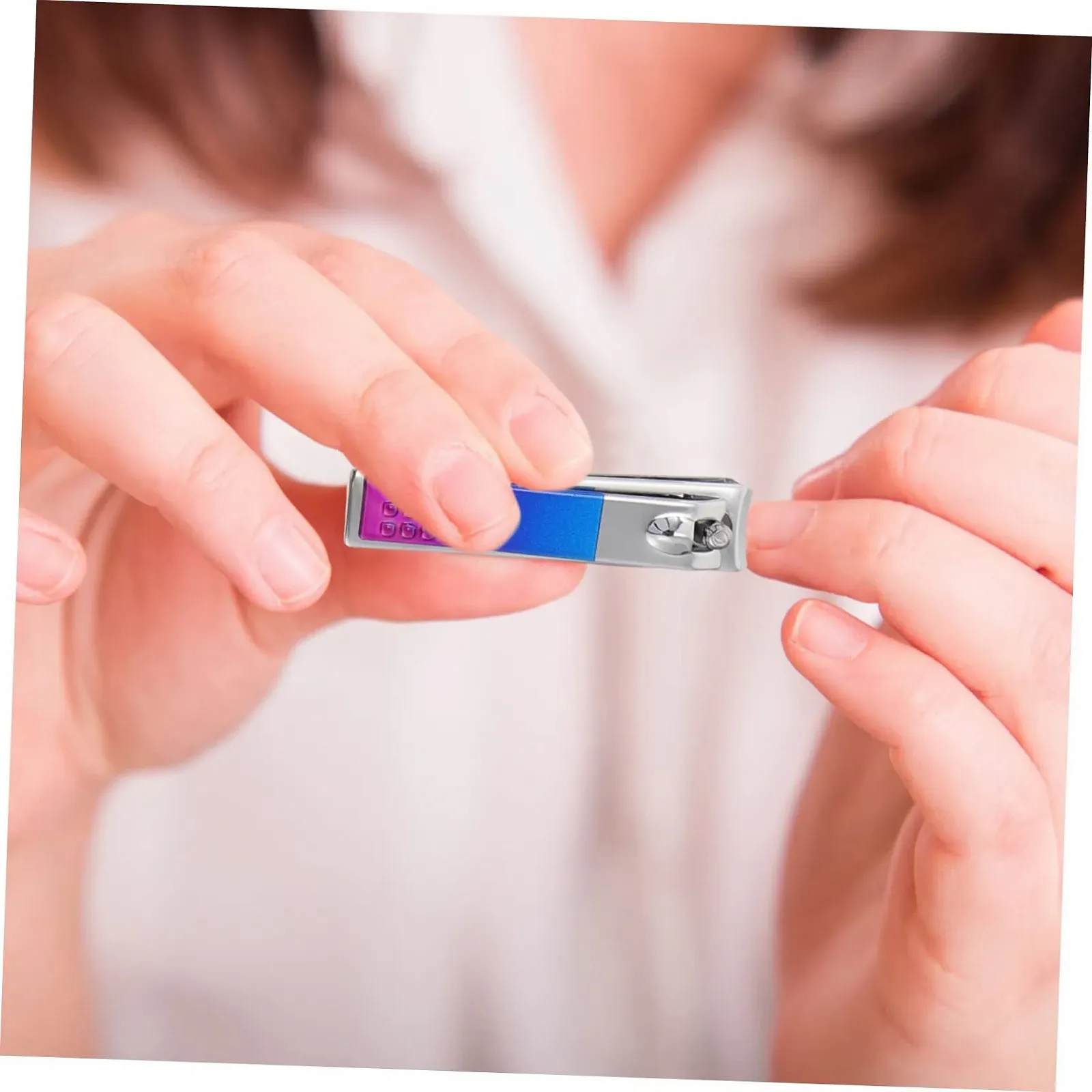 Набор для маникюра PACKOVE из нержавеющей стали, кусачки для ногтей, пилочки, фото №2