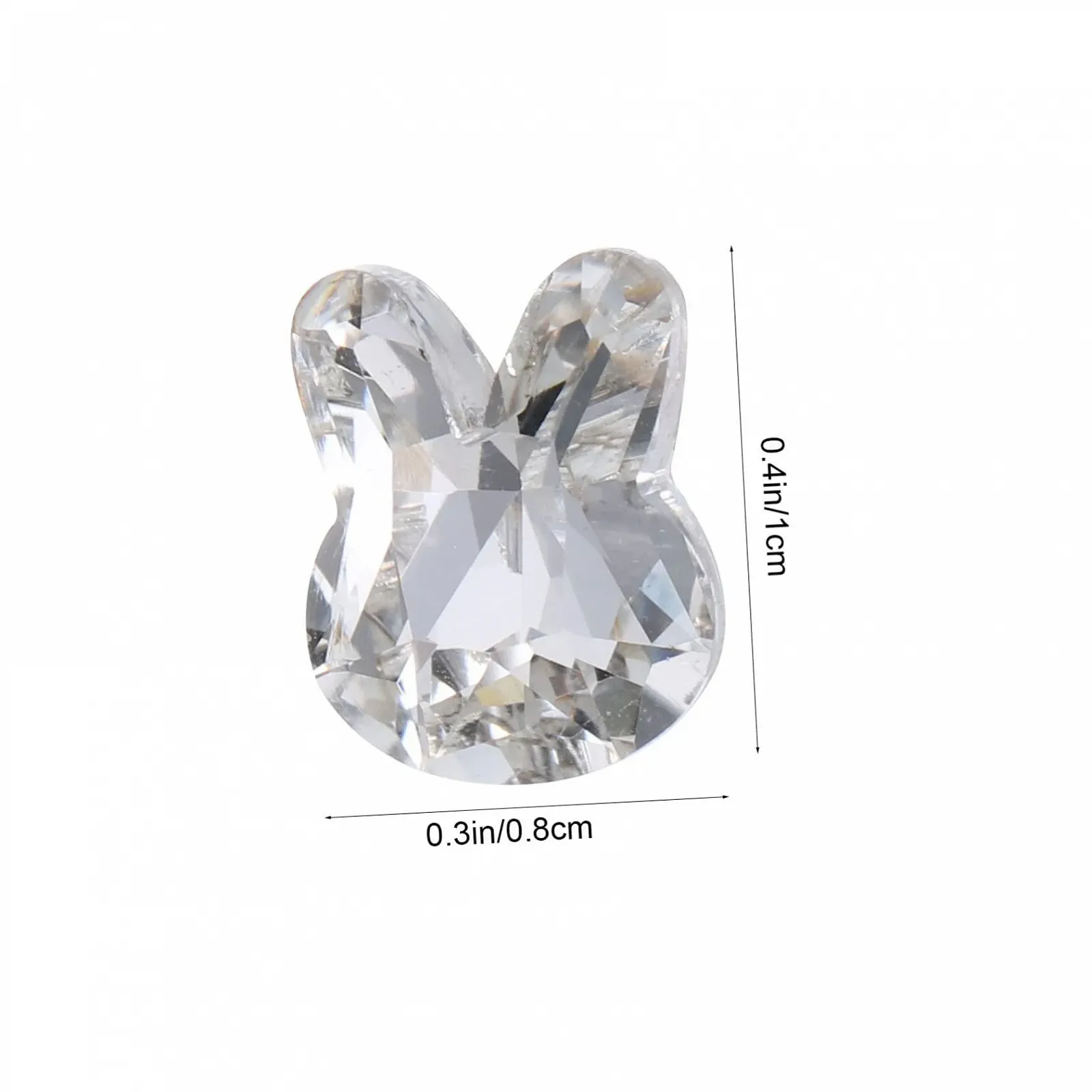 Украшения для ногтей FRCOLOR 20 шт серебряные жемчужины для кролика, DIY украшения для ногтей, аксессуары, мультяшные украшения для ногтей для женского маникюра, фото №7