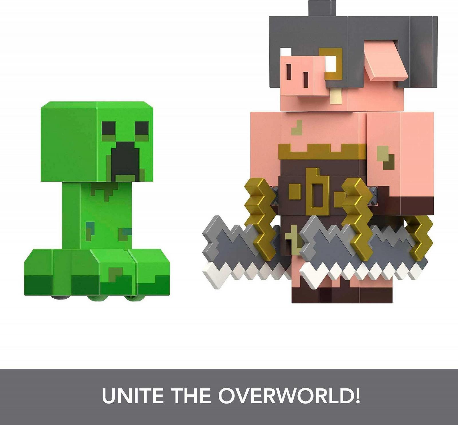 Игровая фигурка Minecraft Legends, около 8 см, в упаковке 2 шт., фото №6