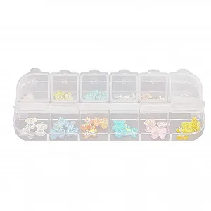 Украшения для ногтей Разные формы Очаровательные наклейки для ногтей Разные S формы Безопасные 2 коробки - Фото 1