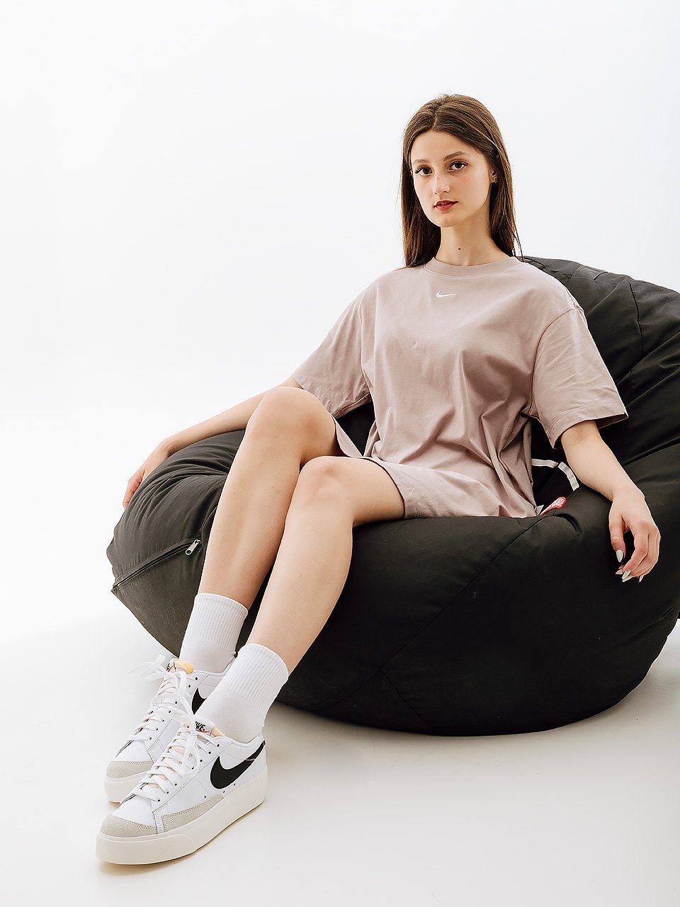 Сукня Nike W NSW ESSNTL SS DRESS TSHRT L, фото №4