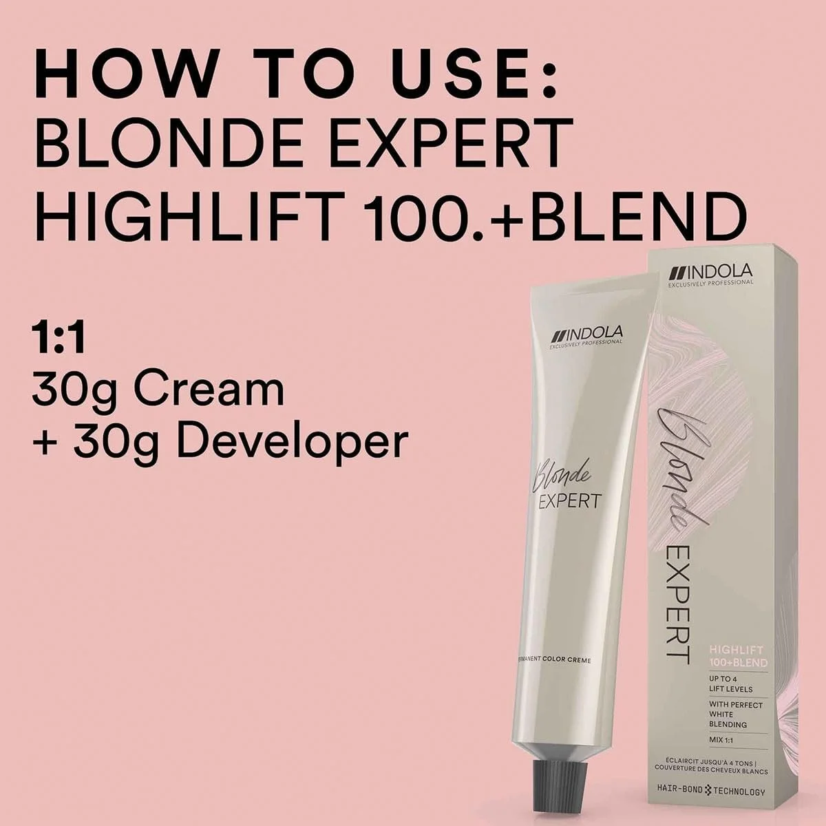 Фарба для волосся Indola Blonde Expert Highlift 100.8+ Chocolate Plus, 60 мл, фото №2 Фарба для волосся Indola Blonde Expert Highlift 100.8+ Chocolate Plus, 60 мл, фото №2